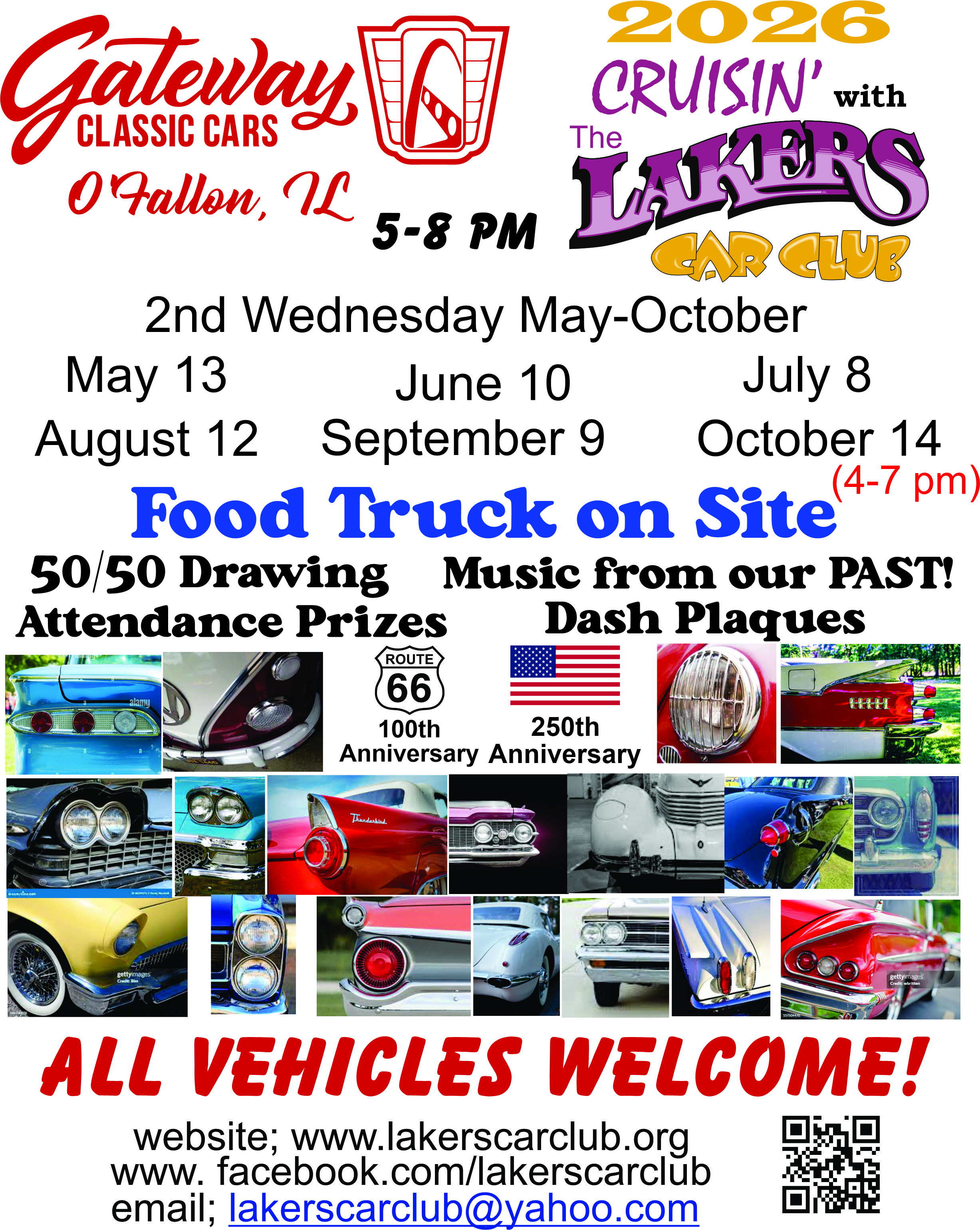 Lakers Car Club Cruise Nights 2026 Gateway Classic Cars